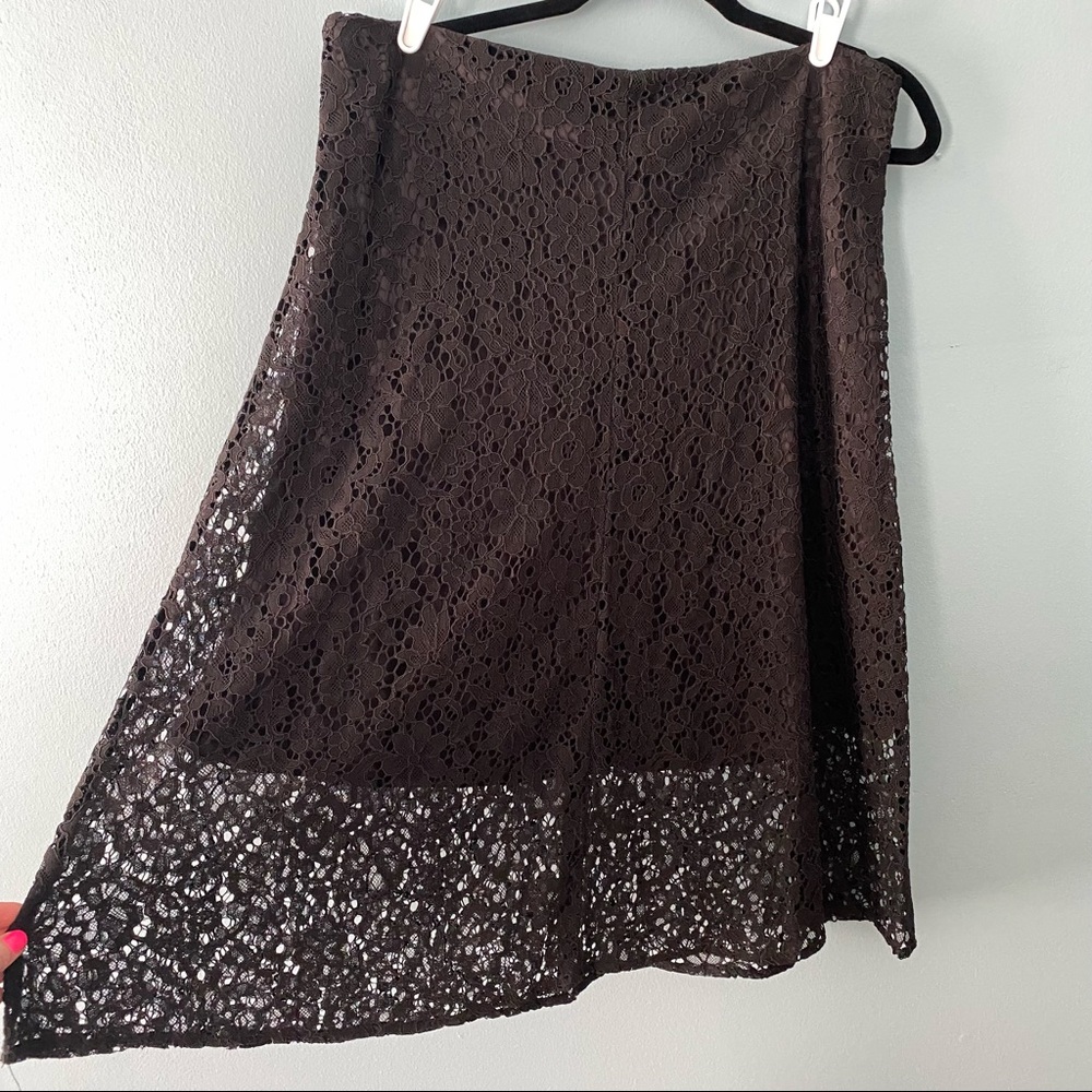 NWT New York & Company black lace skirt